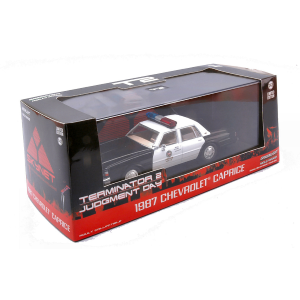 CHEVROLET CAPRICE 1987 METROPOLITAN POLICE TERMINATOR 2 1991 1:43 Greenlight Auto Stradali Modellino