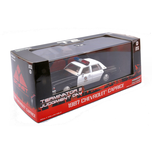 CHEVROLET CAPRICE 1987 METROPOLITAN POLICE TERMINATOR 2 1991 1:43 Greenlight Auto Stradali Modellino