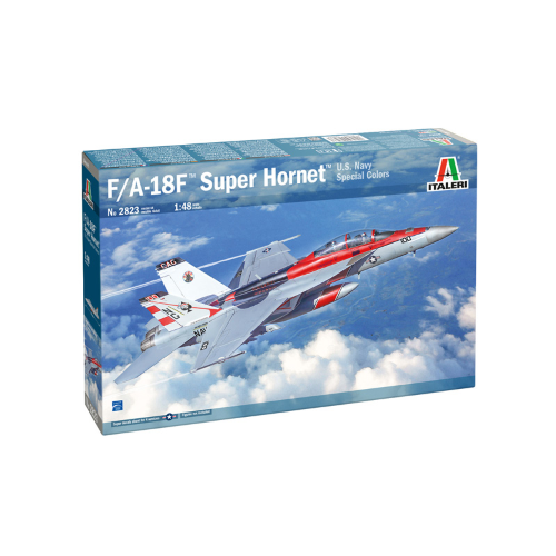 F/A-18F SUPER HORNET U.S. NAVY SPECIAL COLOURS KIT 1:48 Italeri Kit Aerei Modellino