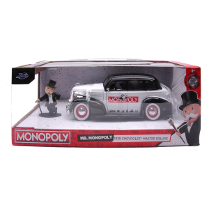 CHEVROLET MASTER 1939 MR.MONOPOLY FIGURE 1:24 Jada Toys Movie Modellino