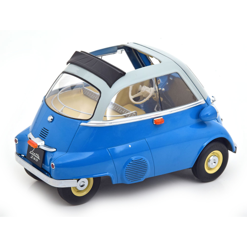BMW 250 ISETTA 1959 BLUE/LIGHT BLUE 1:12 KK Scale Auto Stradali Modellino