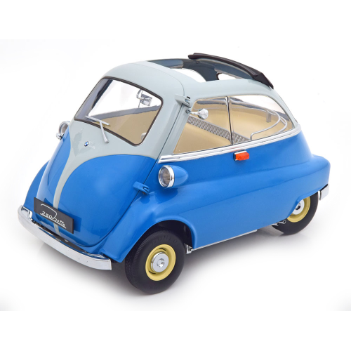 BMW 250 ISETTA 1959 BLUE/LIGHT BLUE 1:12 KK Scale Auto Stradali Modellino