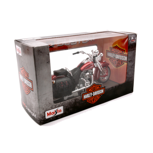HARLEY DAVIDSON FLSTS HERITAGE SOFTAIL SPRINGER 1999 AMARANT 1:18 Maisto Moto Modellino