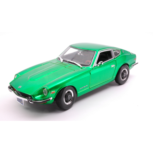 DATSUN 240Z 1971 METALLIC GREEN 1:18 Maisto Auto Stradali Modellino