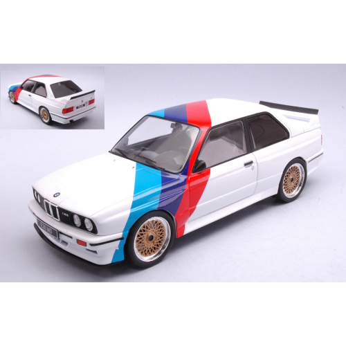 BMW E30 M3 1989 WHITE 1:18 Ixo Model Auto Stradali Modellino