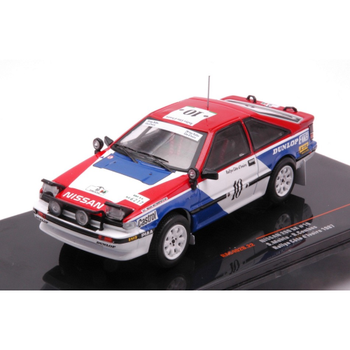 NISSAN 200 SX N.10 RALLY COTE D'IVOIRE 1987MEHETA/COMBES 1:43 Ixo Model Auto Rally Modellino