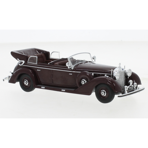 MERCEDES 770K (W150) 1938 DARK RED 1:43 Ixo Model Auto d'Epoca Modellino