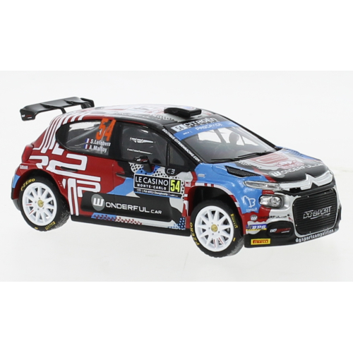 CITROEN C3 RALLY2 N.54 RALLY MONTE CARLO 2022 LEFEBVRE/MALFOY 1:43 Ixo Model Auto Rally Modellino