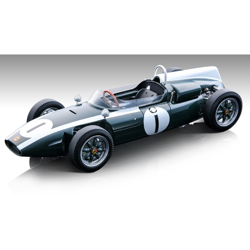 COOPER T53 N.1 ENGLISH GP 1960 N.1 J.BRABHAM 1:18 Tecnomodel Formula 1 Modellino
