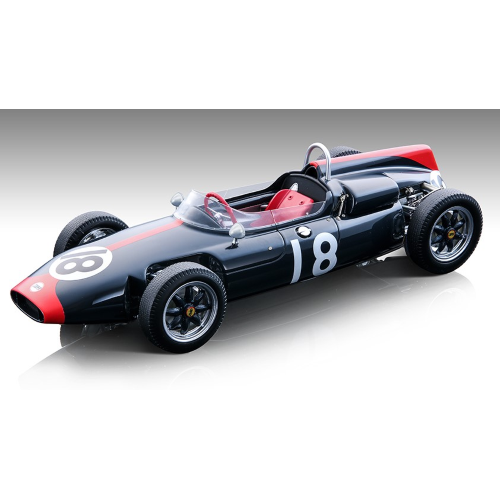 COOPER T53 N.18 GERMAN GP 1961 N.18 J.SURTEES 1:18 Tecnomodel Formula 1 Modellino
