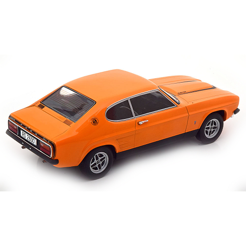 FORD CAPRI MKI RS2600 COUPE 1973 ORANGE/BLACK 1:18 ModelCarGroup Auto Stradali Modellino