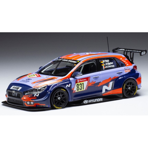 HYUNDAI ELANTRA N TCR N.831 24H NURBURGRING 2021 ENGSTLER/STILL/VERNAY 1:43 Ixo Model Auto Competizione Modellino