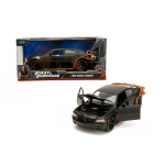 DODGE CHARGER SRT8 2006 HEIST CAR TORETTO FAST & FURIOUS BLACK 1:24 Jada Toys Movie Die Cast Modellino