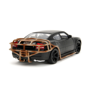 DODGE CHARGER SRT8 2006 HEIST CAR TORETTO FAST & FURIOUS BLACK 1:24 Jada Toys Movie Modellino