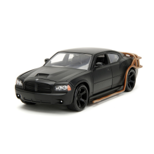 DODGE CHARGER SRT8 2006 HEIST CAR TORETTO FAST & FURIOUS BLACK 1:24 Jada Toys Movie Modellino