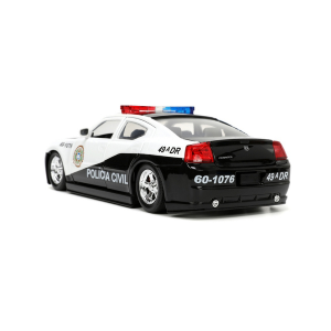 DODGE CHARGER SRT8 POLICE 2006 FAST & FURIOUS 1:24 Jada Toys Movie Modellino
