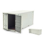 CONTAINER 20 PIEDI (19 x 7 x h8) WHITE MODELLINO IN SCALA 1:32 Holland Oto Mezzi Industriali Modellino
