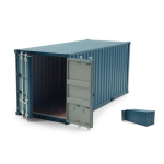 CONTAINER 20 PIEDI (19 x 7 x h8) BLUE MODELLINO IN SCALA 1:32 Holland Oto Mezzi Industriali Modellino