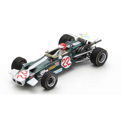 LOTUS 59 ROLF STOMMELEN 1969 N.22 GERMAN GP 1:43 Spark Model Formula 1 Modellino