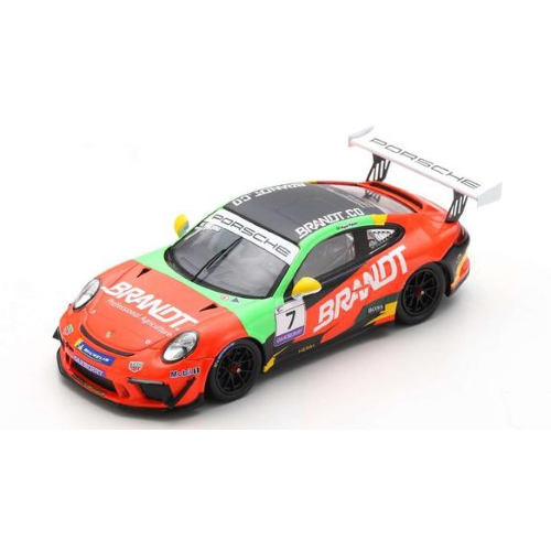 PORSCHE 911 GT3 CUP N.7 CARRERA CUP BRASIL CHAMPION 2021 M.PALUDO 1:43 Spark Model Auto Competizione Modellino