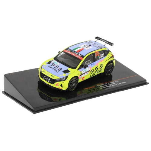 HYUNDAI i20 N RALLY2 N.35 RALLY MONZA 2021 CRUGNOLA-OMETTO 1:43 Ixo Model Auto Rally Modellino