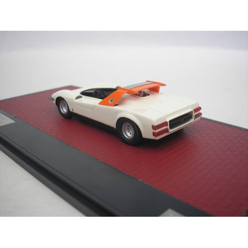 ALFA ROMEO P33 ROADSTER PININFARINA 1968 WHITE 1:43 Matrix Scale Models Auto Stradali Modellino