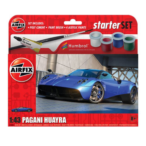 PAGANI HUAYRA SMALL STARTER SET KIT 1:43 Airfix Kit Auto Modellino