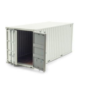 CONTAINER 20 PIEDI (19 x 7 x h8) WHITE MODELLINO IN SCALA 1:32 Holland Oto Mezzi Industriali Modellino