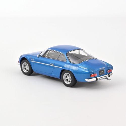 ALPINE A110 1600S 1972 BLUE WITH SIDE LOGO 1:18 Norev Auto Stradali Die Cast Modellino