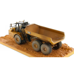 CAT 745 ARTICULATED TRUCK CASSONE RIBALTABILE "WEATHERED SERIES" 1:50 Diecast Master Mezzi Industriali Modellino