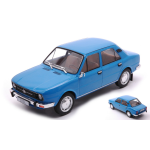 SKODA 105L 1976 BLUE 1:24 Whitebox Auto Stradali Die Cast Modellino