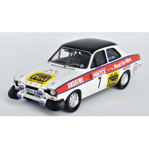 FORD ESCORT MK1 RS2000 N.7 10th MINTEX RALLY 1975 BROOKES/BROWN 1:43 Trofeu Auto Rally Modellino