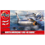 NORTH AMERICAN F-86F-40 SABRE KIT 1:48 Airfix Kit Aerei Die Cast Modellino