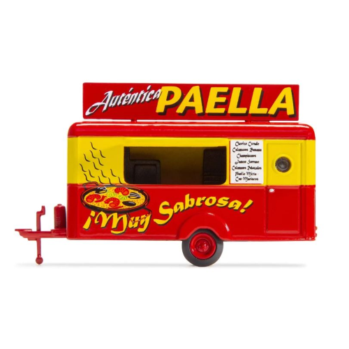 PAELLA FOOD TRAILER SCALA HO 1:87 Lima Treni Modellino