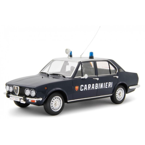 ALFETTA 1.8 (SCUDO LARGO) 1975 CARABINIERI 1:18 Laudo Racing Forze dell'Ordine Modellino
