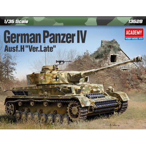 GERMAN PANZER IV AUSF.H VERSION LATE KIT 1:35 Academy Kit Mezzi Militari Modellino