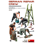 GERMAN REPAIR CREW KIT 1:35 Miniart Kit Figure Militari Die Cast Modellino