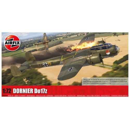 DORNIER DO17z KIT 1:72 Airfix Kit Aerei Modellino