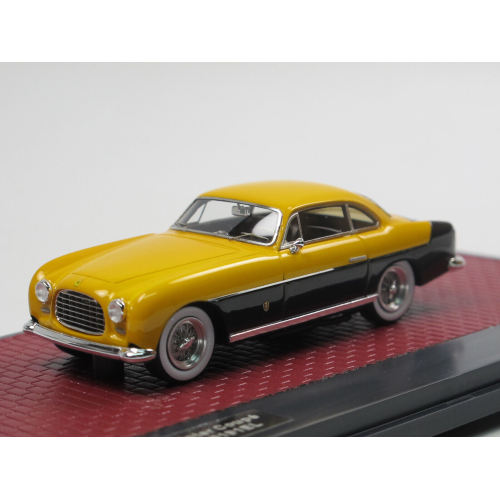 FERRARI 212 INTER COUPE JUAN PERON GHIA 1952 YELLOW/BLACK 1:43 Matrix Scale Models Auto Stradali Modellino