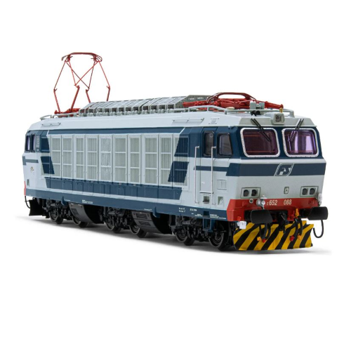FS E 652 088 IN ORIGINAL LIVERY WITH BIG FRONTAL NUMBER EP.IV-V 1:87 Rivarossi Treni Modellino