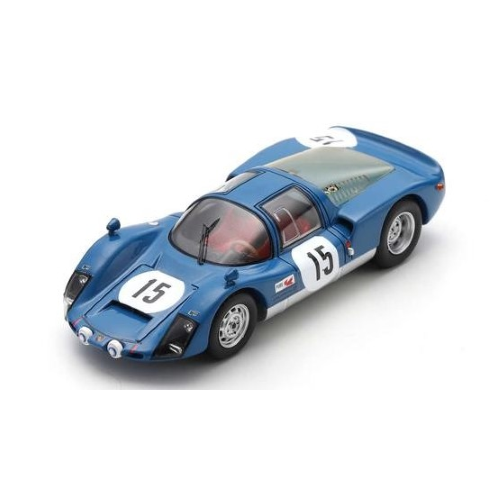 PORSCHE 906 N.15 6th 24 H DAYTONA 1966 H.HERMANN-H.LINGE 1:43 Spark Model Auto Competizione Modellino