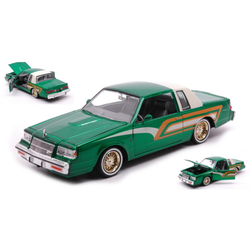 BUICK REGAL 1987 GREEN 1:24 MotorMax Auto Stradali Modellino