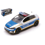 VW GOLF A7 GTI 2014 POLICE CAR POLIZEI 1:43 MotorMax Forze dell'Ordine Die Cast Modellino