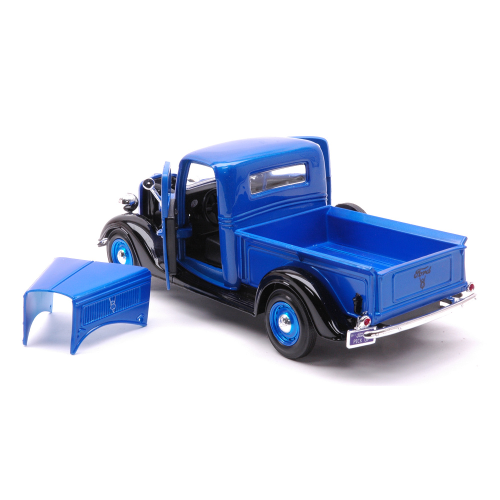 FORD PICK UP 1937 BLUE 1:24 MotorMax Auto Stradali Modellino