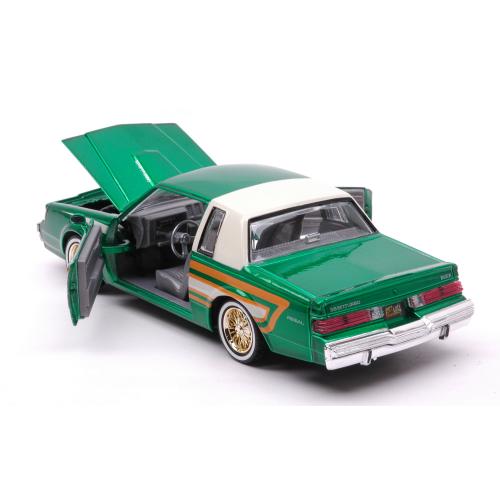 BUICK REGAL 1987 GREEN 1:24 MotorMax Auto Stradali Modellino