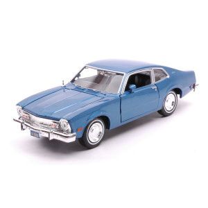 FORD MAVERICK 1974 "FORGETTEN CLASSIC SERIES" BLUE 1:24 MotorMax Auto Stradali Modellino