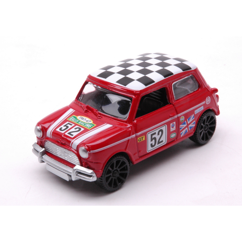 MORRIS MINI COOPER N.52 1965 GT RACING RED 1:43 MotorMax Auto Competizione Modellino