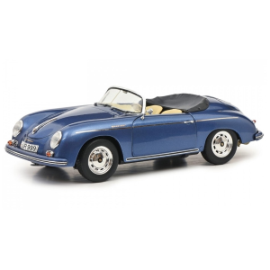 PORSCHE 356 SPEEDSTER1952 BLUE 1:18 Schuco Auto Stradali Modellino