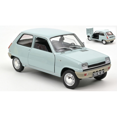RENAULT 5 1972 CLEAR BLUE 1:18 Norev Auto Stradali Modellino