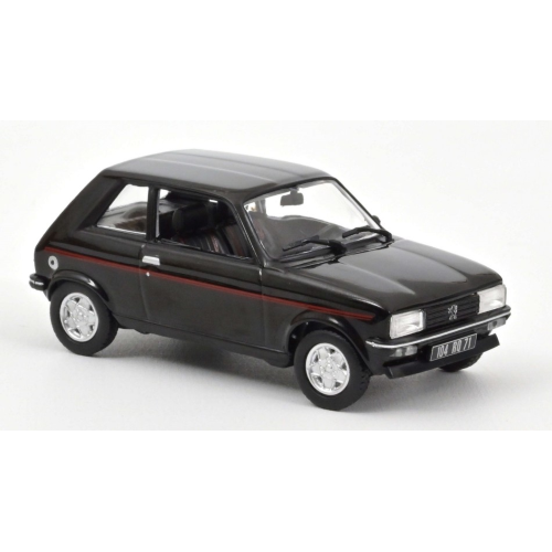 PEUGEOT 104 ZS 1979 BLACK 1:43 Norev Auto Stradali Modellino